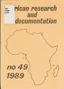 Copertina  The African studies companion: a resource guide & directory