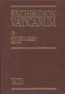 Copertina  Enchiridion vaticanum 3