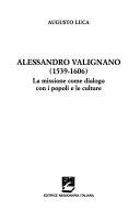Copertina  Alessandro Valignano (1539-1606) : la missione come dialogo con i popoli e le culture