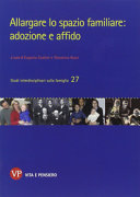 Copertina  Allargare lo spazio familiare: adozione e affido