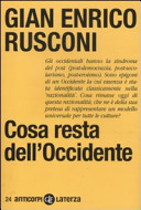 Copertina  Cosa resta dell'Occidente