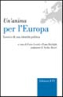 Copertina  Un'anima per l'Europa