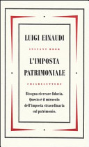Copertina  L'imposta patrimoniale