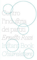 Copertina  Contro l'industria dei partiti