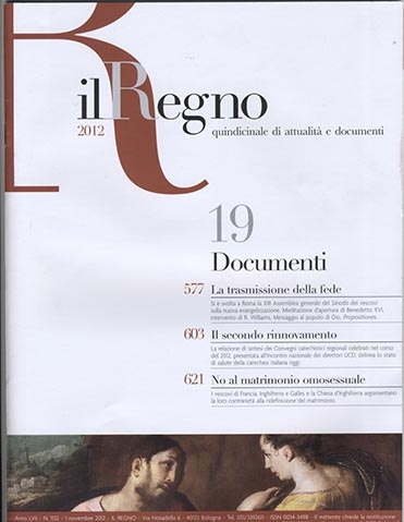Copertina  La nuova evangelizzazione. XIII Assemblea generale ordinaria del Sinodo dei vescovi 